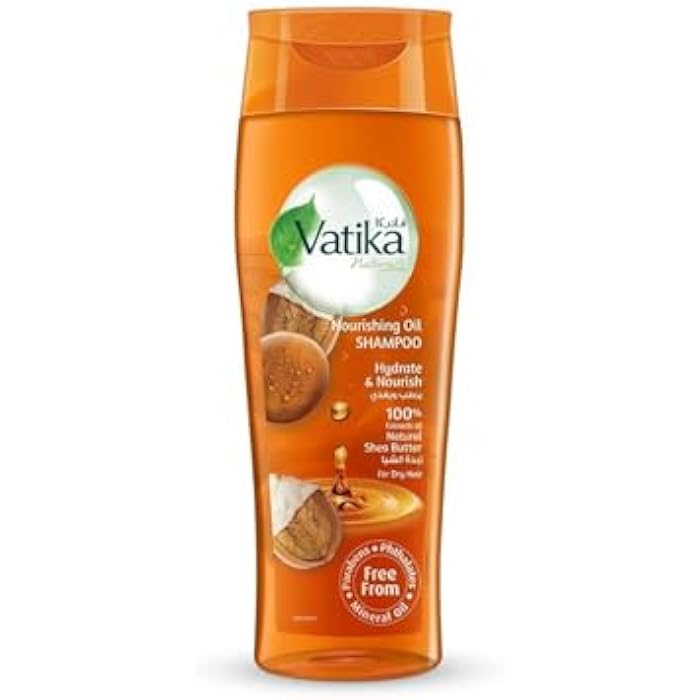 Vatika Naturals Oil Shampoo Shea Butter | Natural & Herbal | Repairs, Hydrate & Nourish | For Damaged Hair - 425ml